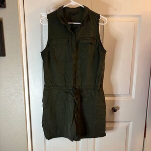 Banana Republic Army Green Sleeveless Romper size 12